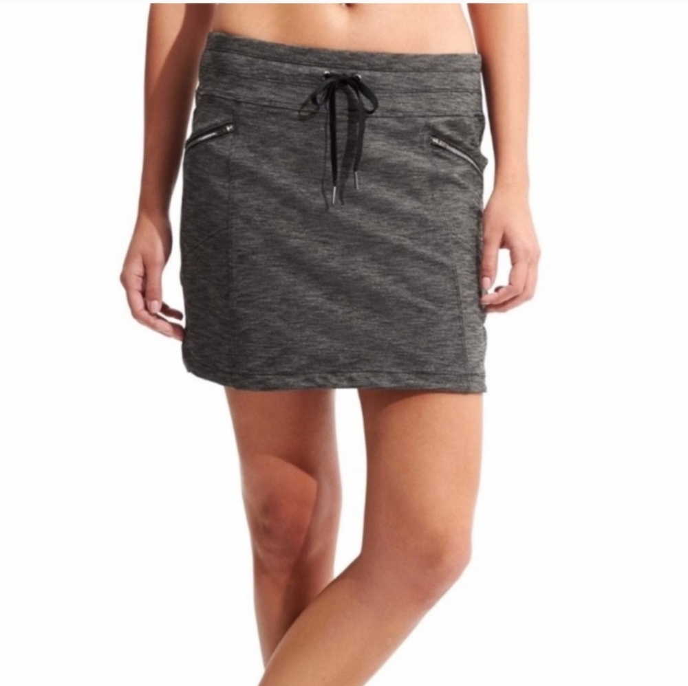 Athleta Heather Black Metro Skort